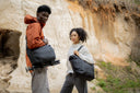 Weekend tote with internal room for gear. Carry camera, clothing, and personal items.