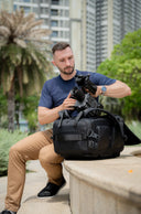 Urban-ready backpack for daily shoots, laptops, and compact setups.