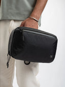 Tech storage pouch for quick edit kits. Packs fast for post-production mobility